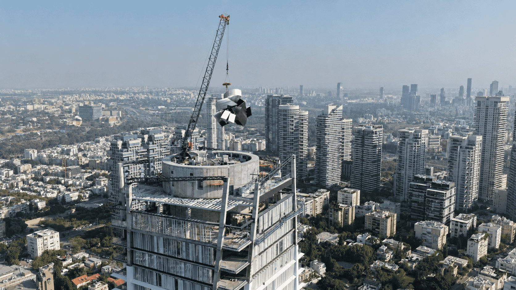 עגורן עם תוספת